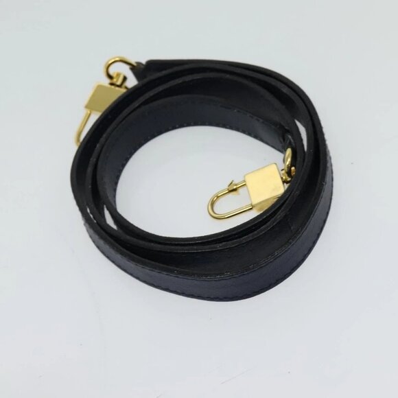 CELINE C Sulky Shoulder Bag Canvas Navy Gold Auth - Picture 10 of 16